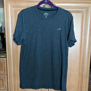 Hollister Heathered navy T-Shirt